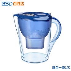 연수기 BSD가정용 정수 여과 물주전자 3.5L주방 사무실 정수기 필터지 오리지널정품, T01-블루 3.5L(한주전자 1날)칩교환 주의사항