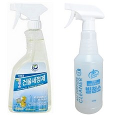 빌청소 600ml 건물 친환경 다목적세정제 빌딩 외벽 계단 바닥 찌든때 얼룩제거 중성세제, 1개