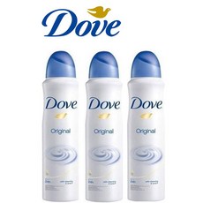 [당일출고] 도브 오리지널 데오드란트 바디 스프레이 Dove Body Spray 150ml, 3팩