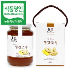 두레촌 명인 생강청 600g/생강조청 생강차 명절선물세트, 600g, 1개