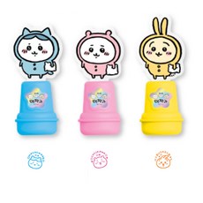 먼작귀 치이카와 스탬프 SET 도장놀이 장난감 어린이날선물 어린이 장난감 문구, 1개