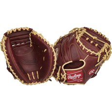 Rawlings Sandlot 시리즈 가죽 수정 트랩-Eze 웹 야구 장갑 29.2cm(11-3/4인치) 왼손 투구 그네 웹 - 버건디, Right Hand Throw