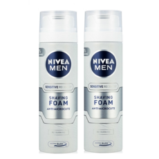 니베아 맨 센서티브 리커버리 쉐이빙 폼, 200ml, 2개
