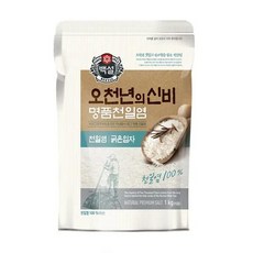 오천년의 신비 명품천일염(굵은입자) 1kg 감칠맛 엄마손맛 조미료 풍미, 16개