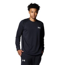 [언더 아머] UA 게임 타임 스웨트 롱 슬리브 크루 남성 1381376 Black XXL