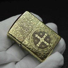 zippo 지포 라이터 남친선물 양각 선물용 콘스탄틴, 황금 갑옷 콘스탄틴-세인츠 에디션