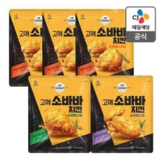 제일제당 고메 소바바치킨 5봉 (순살3+윙1+봉1)