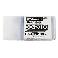 NT커터 BD-2000 30도칼날 흑색날 BD2000