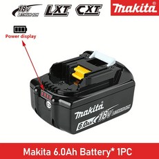 마키타용 교체용 리튬 배터리 18V 6Ah BL1830B 100%, 없음, 10) Makita 6.0Ah, 10) Makita 6.0Ah