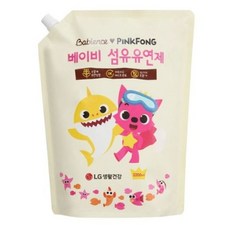 LG 베비언스 핑크퐁 섬유유연제 리필 2000ml 1개입, 1