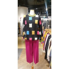 뉴코아강남오즈세컨 컬러스퀘어크루넥니트O21jakto735w