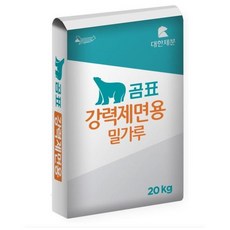 대한제분 곰표 강력제면용 20kg 밀가루 칼국수 만두피 생라면 수연소면 업소용, 1개