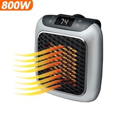 화장실 욕실 난로 히터 욕실용 온풍기 온열기 난방기 wall electric heater remote mini fan heater 데스크탑 가정용 벽 핸디 난방 스토브 따뜻한, 800와트 03, 미국방식
