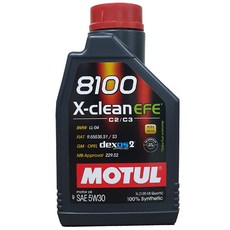 모튤 디젤 엔진오일 8100, 1개, X-clean EFE 5W30, 5w30, 1L