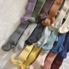 토브옷장 스칸디나비아 베이비 아기 유아 타이즈 겨울 유발 골지 기본 팬티 스타킹 18color