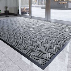 업소용 카페 출입구 매트 겨울 눈 로비 미끄럼 방지, 그레이 60x90cm, 1개