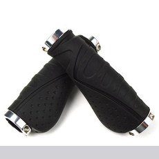 알루미늄 합금 자전거 핸들 바 그립 라이딩 바이스 장비 산악 액세서리, Black-Sliver, 15) Black-Sliver, 1개