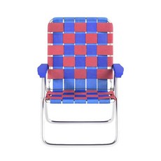 론체어 클래식 캠핑 의자 39컬러, 15_Blue/Red