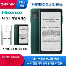 이북리더기 하이센스 e-ink 용량128g 전자책리더기 램6g A9, 그린+고화질소프트필름, 기타