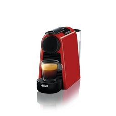 드롱기 커피머신 De'Longhi Nespresso Essenza Mini EN 85.B Coffee Capsule Machine Welcome Set with Capsules, Glossy Red