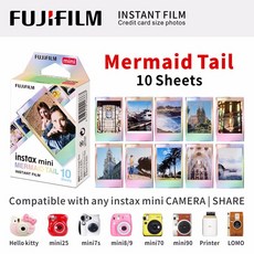 후지필름 즉석카메라 후지 필름 인스탁스 미니 11 인스턴트 1 팩 9 SP2 70 7cs 8 25 90 50 Lomo liplay 링크, [14] Mermaid Tail, 14 Mermaid Tail, 1개