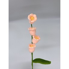매이노 DIY 손뜨개 꽃 (꽃 완제품) 포장 꽃다발 만들기, 3개, 은방울꽃2