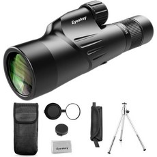 Eyeskey HD 10-30x50 고배율 줌 단안 망원경 - 방수 김서림 방지 밝고 선명한 FMC 렌즈 코팅된 Bak-4 프리즘 콘서트 여행 야생 동물 풍경 한 손 초점 범위