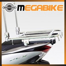 [마벨튠슬라이드케리어] 혼다 PCX125 화물리어케리어 퀵서비스 짐받이 리어케리어 짐대 대용량 적재가능 오토바이화물용짐대 PCX케리어, 혼다-PCX용(슬라이드)등받이X, 1개
