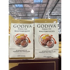 [1+1]고디바 마스터피스 밀크 초콜릿 대용량 422g GODIVA MASTERPIECES MILK CHOCOLATE, 2개