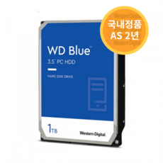 WD BLUE 1TB 3.5인치 HDD 하드디스크 WD10EZEX (SATA3/7200/64M) - wd10ezex