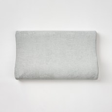 JAJU 매일 깨끗한 고탄력 메모리폼 경추 베개_50x30cm_그레이ㅡ160614, 그레이