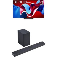 LG 65인치급 OLED evo C4시리즈 스마트TV 4K 프로세서 평면화면 매직리모트 AI 탑재 OLED65C4 PUA 2024