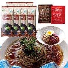 [로코스샵] 맛있는 안심 메밀면 소바 특제 멸치육수 비빔소스 냉모밀 판모밀 메밀국수 비빔국수 간편 밀키트