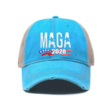 [미국 직구] ChoKoLids 남성 여성 모자 Maga Distressed Tc102 Aqua X1