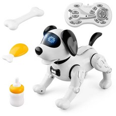 [직접찾은 아이템 로봇강아지 인기순위 15개]YDJIA Al 스마트 리모컨 코딩 로봇 강아지, 화이트, 인터넷을 뜨겁게 달궜대요