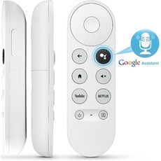 G9N9N for Google TV 음성 리모컨 Chromecast 4k Snow, 1개