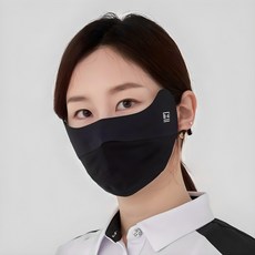 Bian抗UV運動面罩, 黑色, 1個