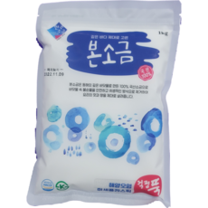 한주 본소금 1kg 정제소금, 1개