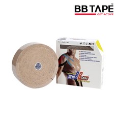 비비테이프 스포츠 허리 어깨 손목 종아리 허벅지 근육 테이핑 키네시오 베이지 5cm x 32m 대용량 테이프