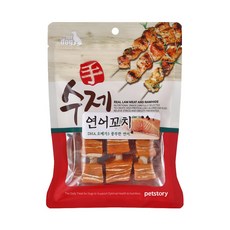 펫스토리 수제꼬치 90g 강아지간식, 연어꼬치, 단품