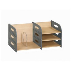 책꽂이 겸용 결재함 BSC 615 망플 bit*5607Bp, 1개