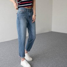 메르시마리에 [패턴퀸] 테이핑 배기핏 스판팬츠 710301