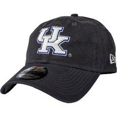 뉴에라 New Era Kentucky Wildcats 9Twenty Core 클래식 조절식 모자, One Size, Gray - 패딩후드모자