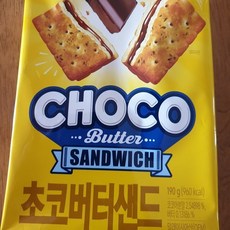 노브랜드 초코 버터샌드 190g, 3개