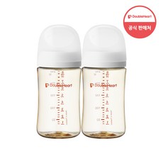 더블하트 모유실감 3세대 트윈팩 160ml/240ml 모음, 제뉴인화이트, 240ml, 2개