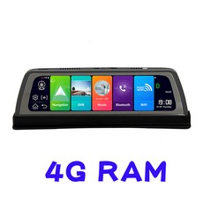 영어 설명서 10형 IPS 4G ADAS 자동차 계기판 카메라 안드로이드 GPS 내비게이션 1080P 와이파이 듀얼 카메라 24시간 모니터, 4G 메모리, 카드 없음