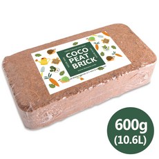 세경팜 압축 코코피트 블럭 달팽이흙 달팽이키우기, 600g, 1개