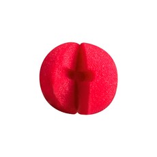 메리파티 크리스마스 소품 루돌프코 스펀지 빨간 코, 1개, 빨간코