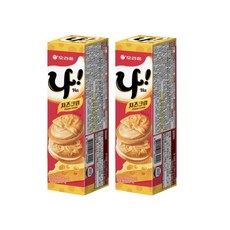 오리온 나 샌드 치즈크림, 77g, 2개
