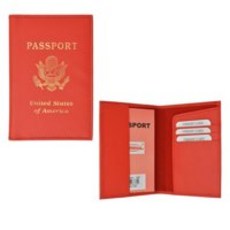 미국 여권 표지 진피 미국 envelope 여행 가방 여행 지갑 빨간색